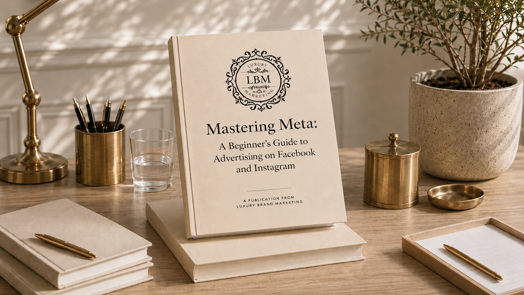 Mastering Meta book cover, a publication from Luxury Brand Marketing