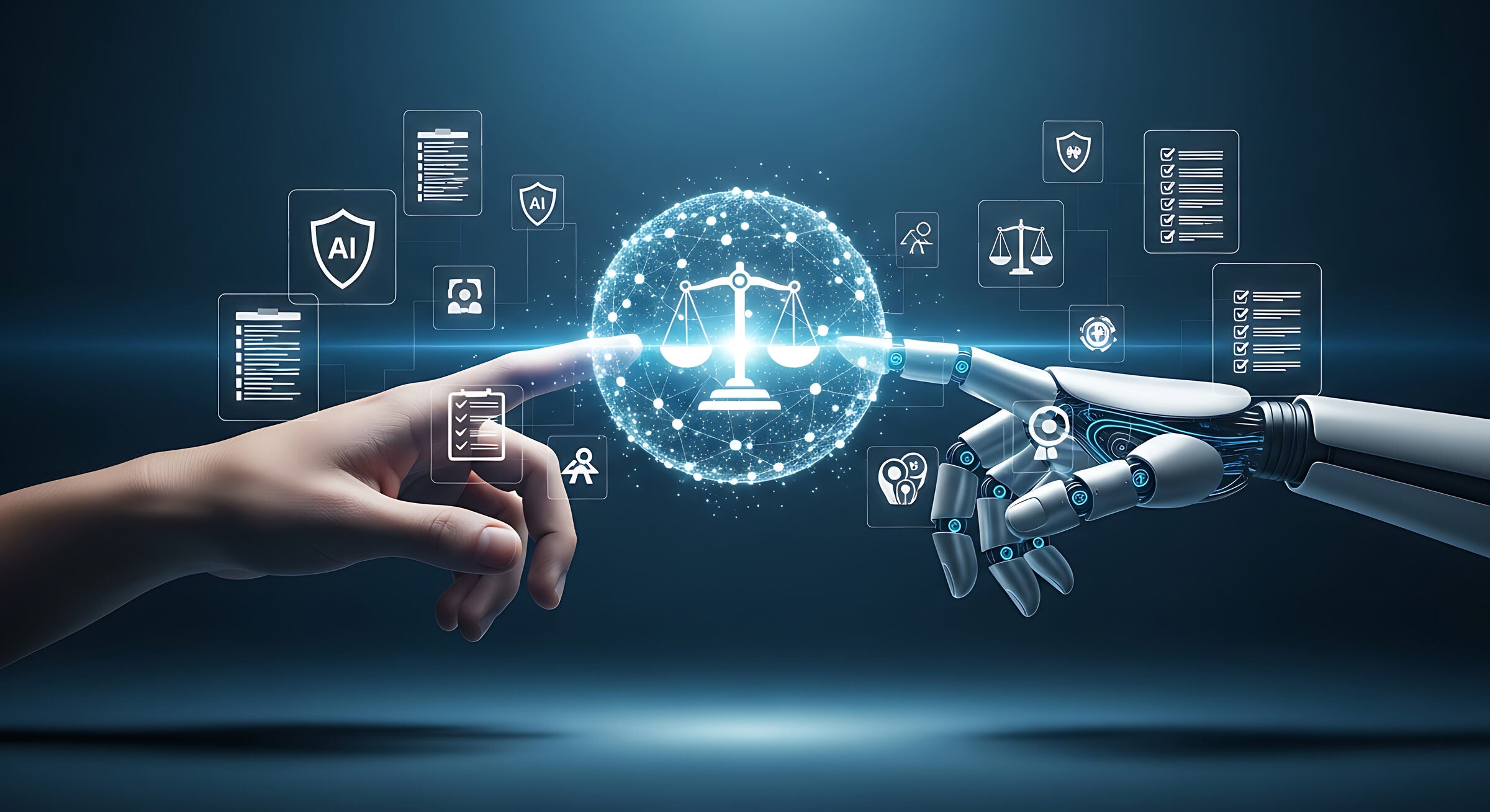 Human approval, oversight, and responsibility within an intelligent system